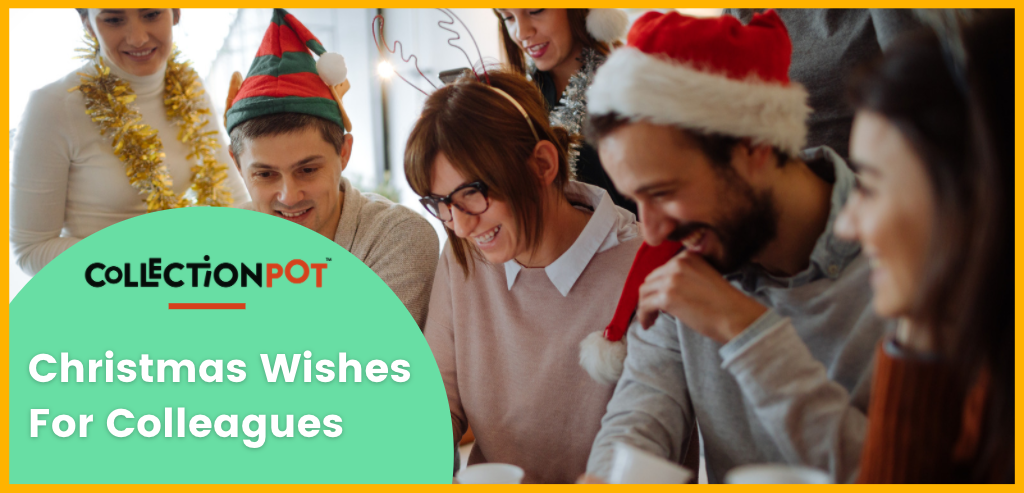 people sending christmas wishes for colleagues